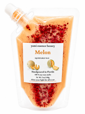 Melon squeezable soy wax melts